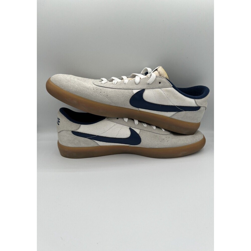 Nike SB Heritage Vulc Summit White Navy Gum Skate Shoes Men’s Size 13 - Picture 3 of 8